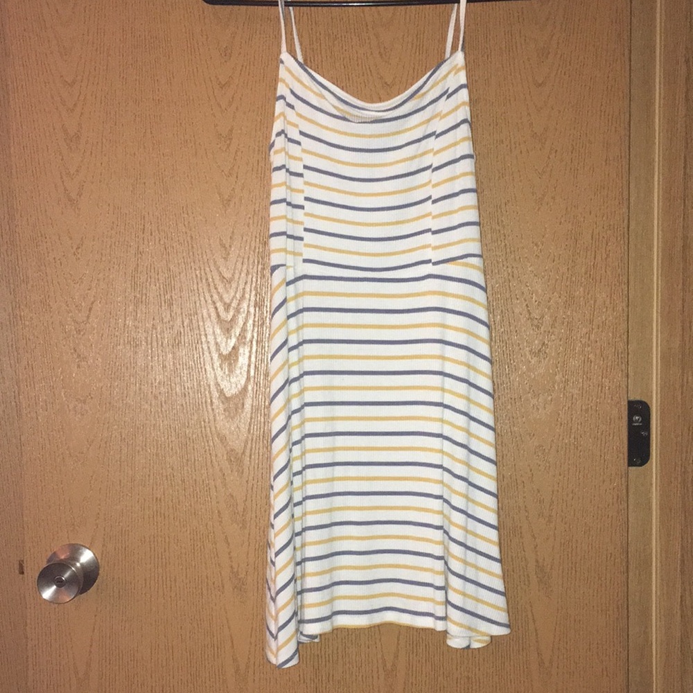 Stripped Skater Dress